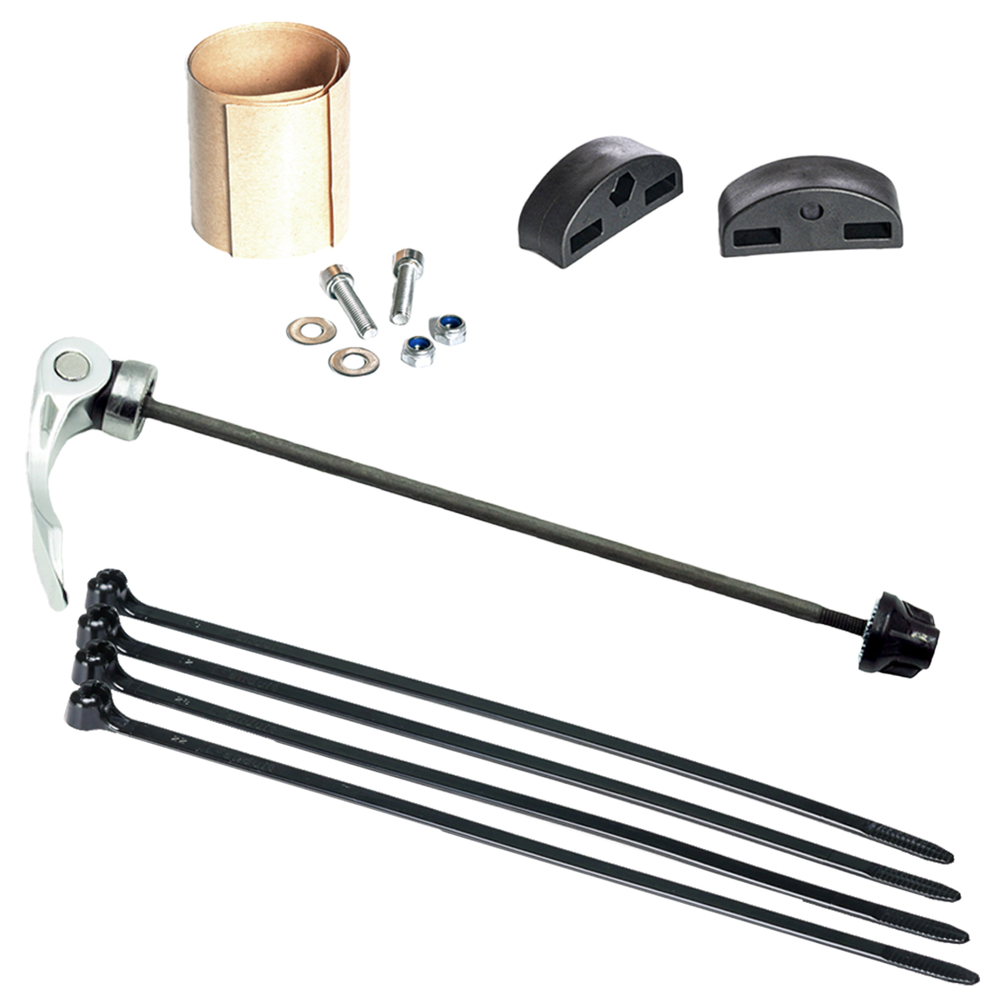 Old Man Mountain Front/Rear Fit Kit, SETQRDIY 5x295mm QR