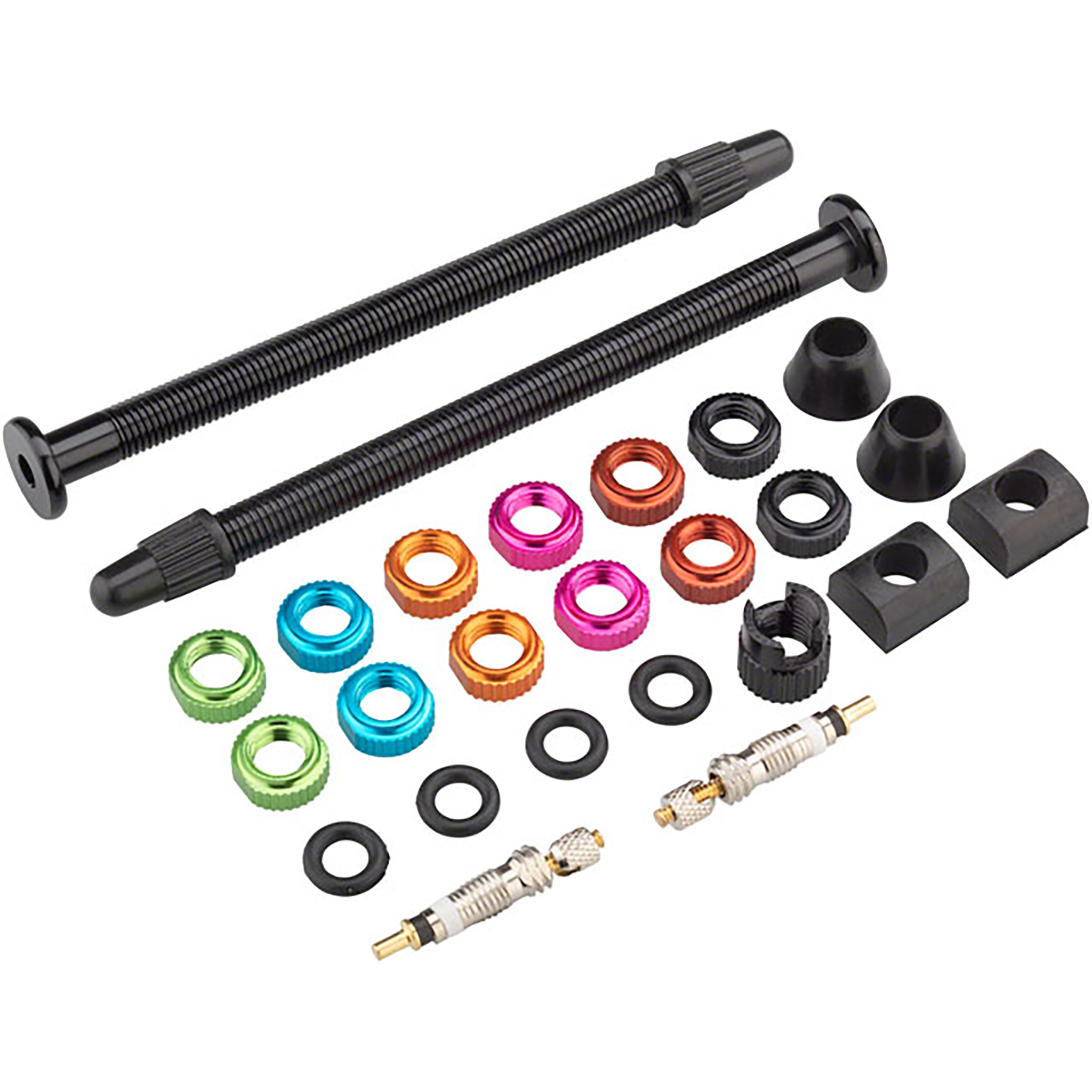 Orange Seal VersaValve Valve Stems Retail Kit, 80mm - Pair