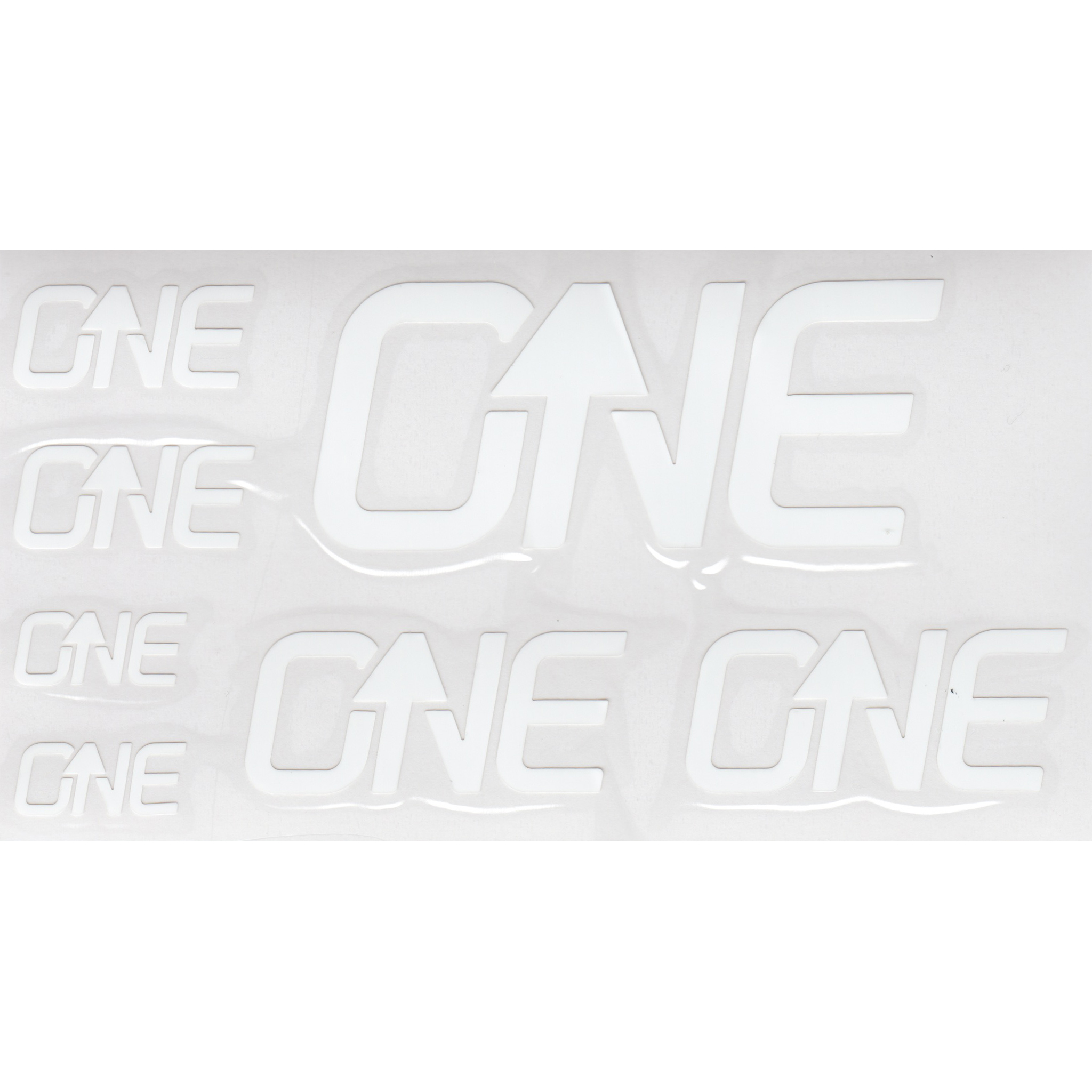 OneUp Components Riser Bar Decal Kit, White
