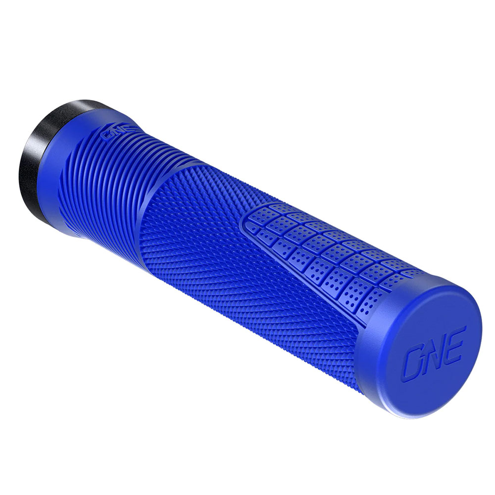 OneUp Components Thin Lock-On Grips, Blue