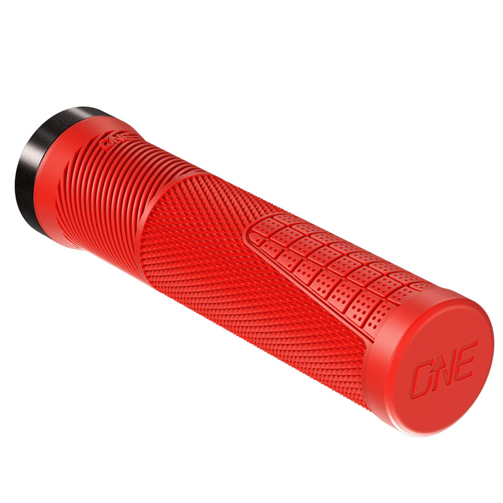 OneUp Components Thin Lock-On Grips, Red