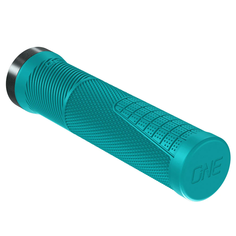 OneUp Components Thin Lock-On Grips, Turquoise