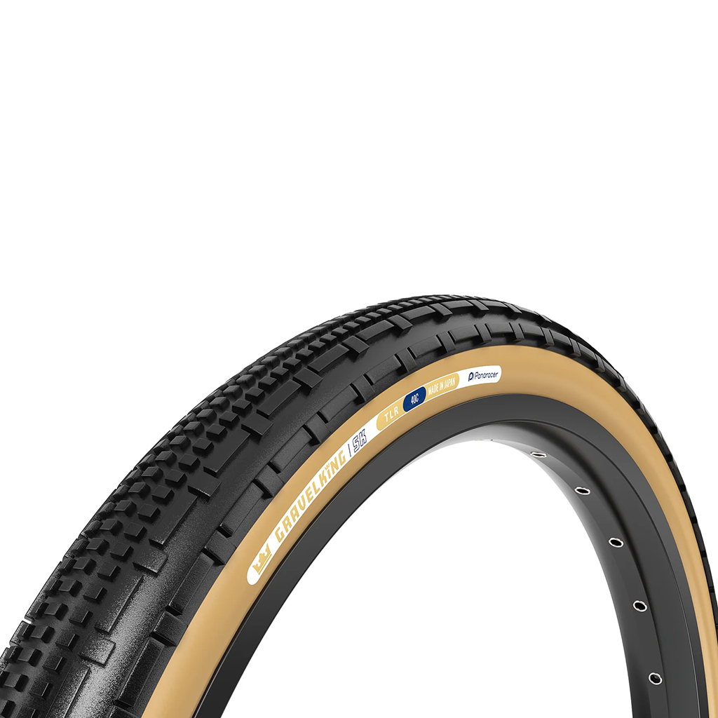 Panaracer Gravelking SK Tire, 26x2.1", TLC, Black/Brown