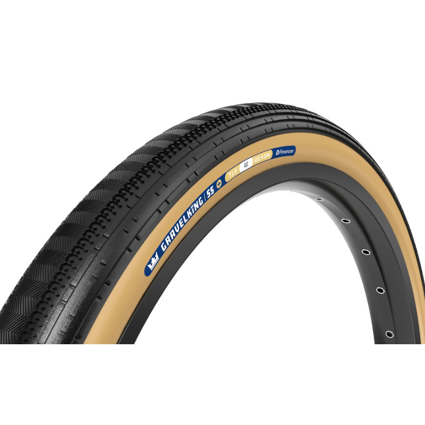 Panaracer GravelKing SS+ Tire, 700x30, TLC, Black/Brown 
