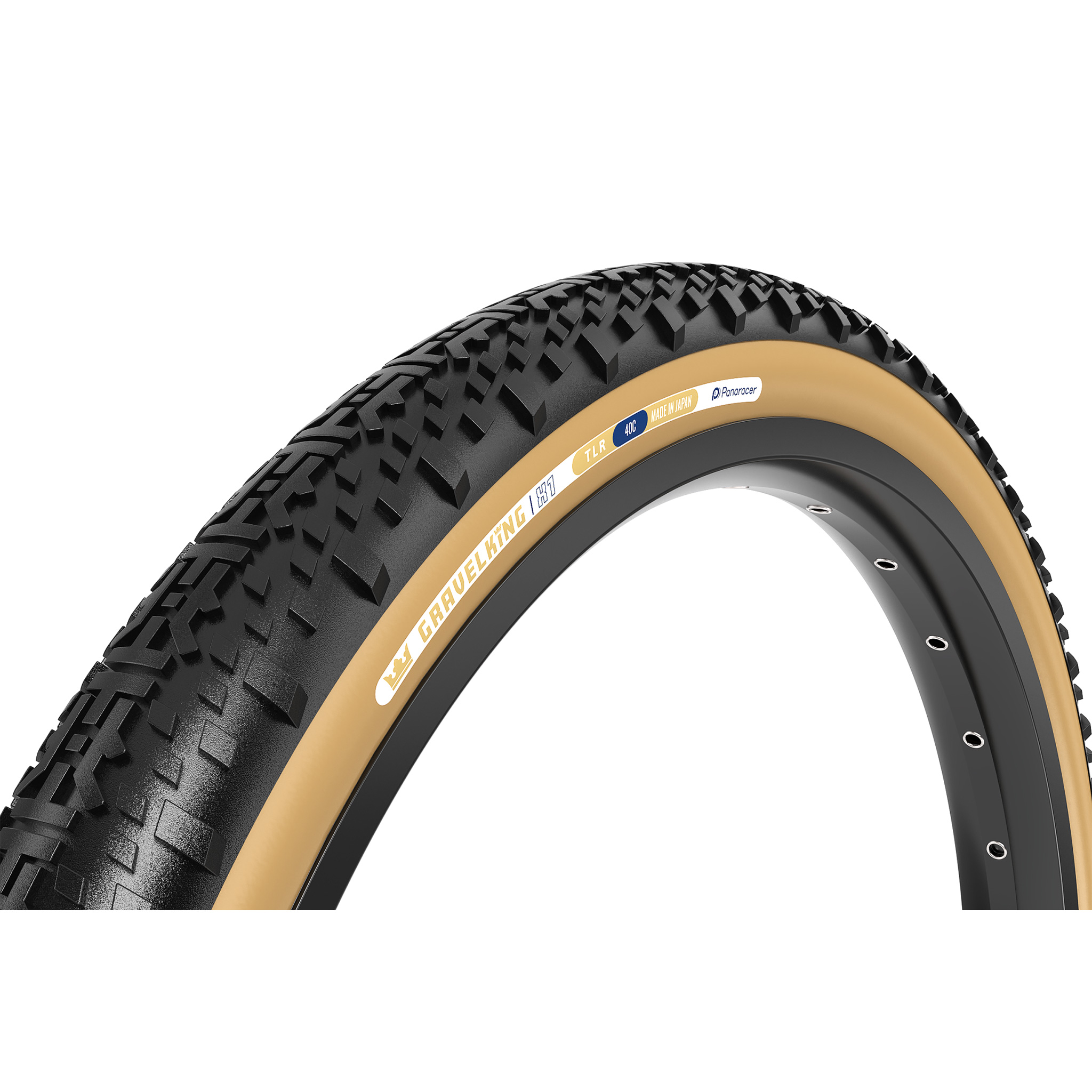 Panaracer GravelKing X1 Tire, 700x50, TLC,  Black/Brown