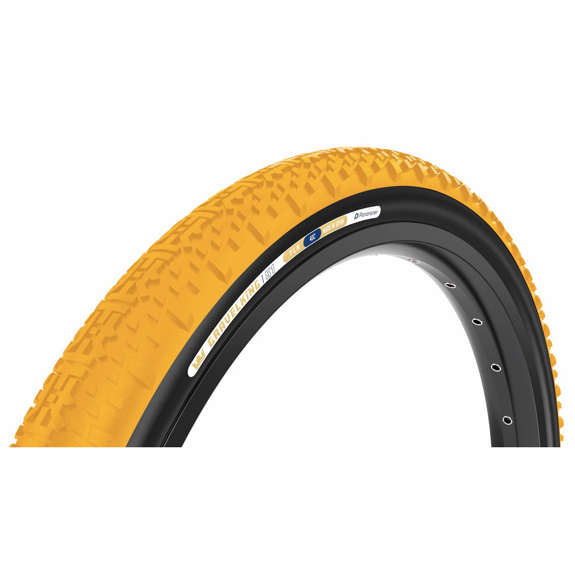 Panaracer GravelKing X1 Tire, 700x45, TLC, Butter/Black 
