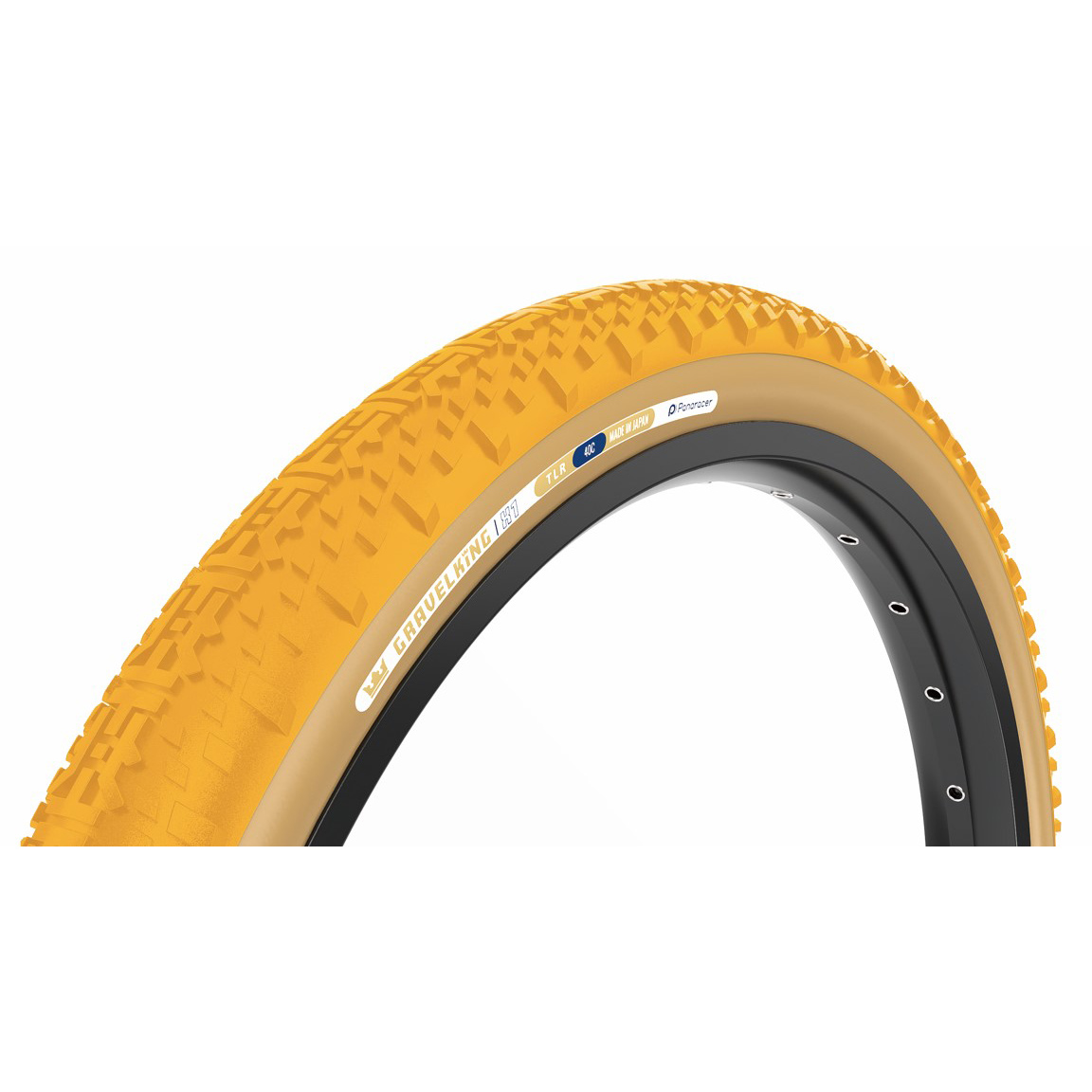 Panaracer GravelKing X1 Tire, 700x40, TLC, Butter/Brown 