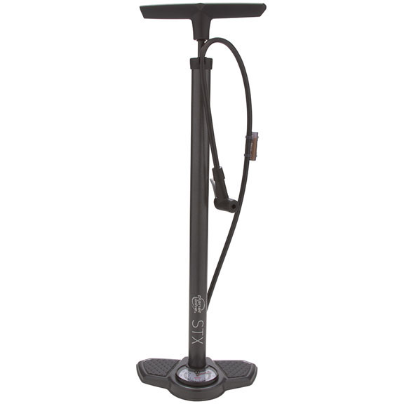 Planet Bike STX Floor Pump, Metallic Gray 