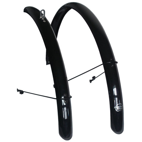Planet Bike Full Fenders Deluxe Set, Black - Hybrid/Road