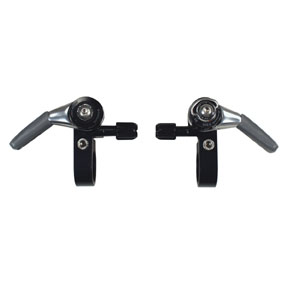 Paul Components Shimano Thumbies Shifter Mounts, 22.2mm, Black Pair