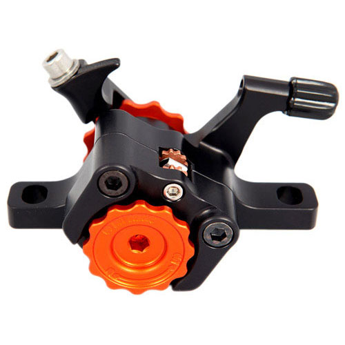 Paul Components Klamper Disc Brake Caliper, Short-Pull - Black/Org