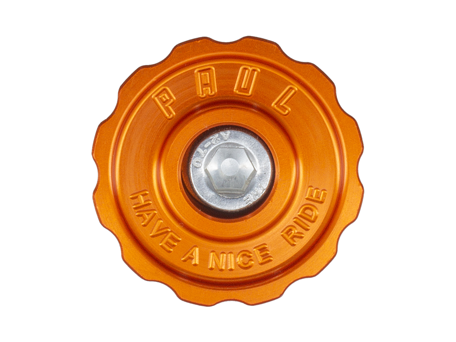 Paul Components Aluminum Top Cap, Orange