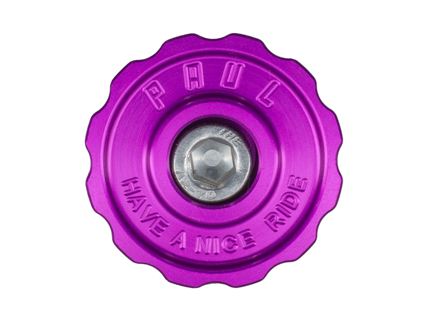 Paul Components Aluminum Top Cap, Purple