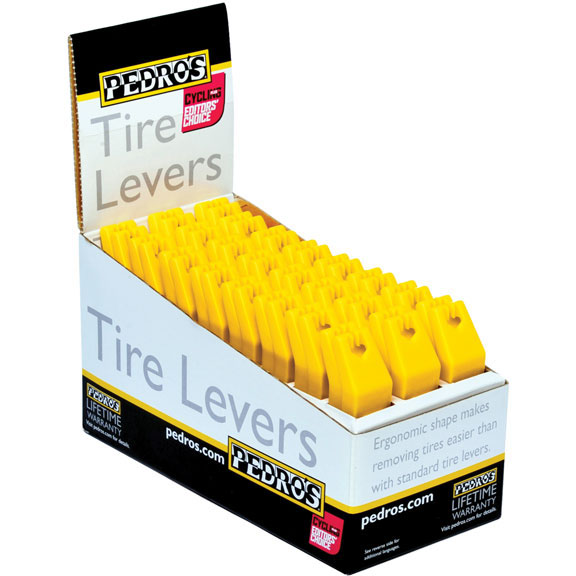 Pedro's Composite Tire Levers, Yellow (24 pair/POP)