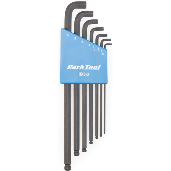 Park Tool Stubby Hex Wrench Set, HXS-3