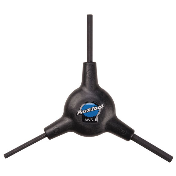Park Tool 3 Way Hex Wrench, AWS-1, Black