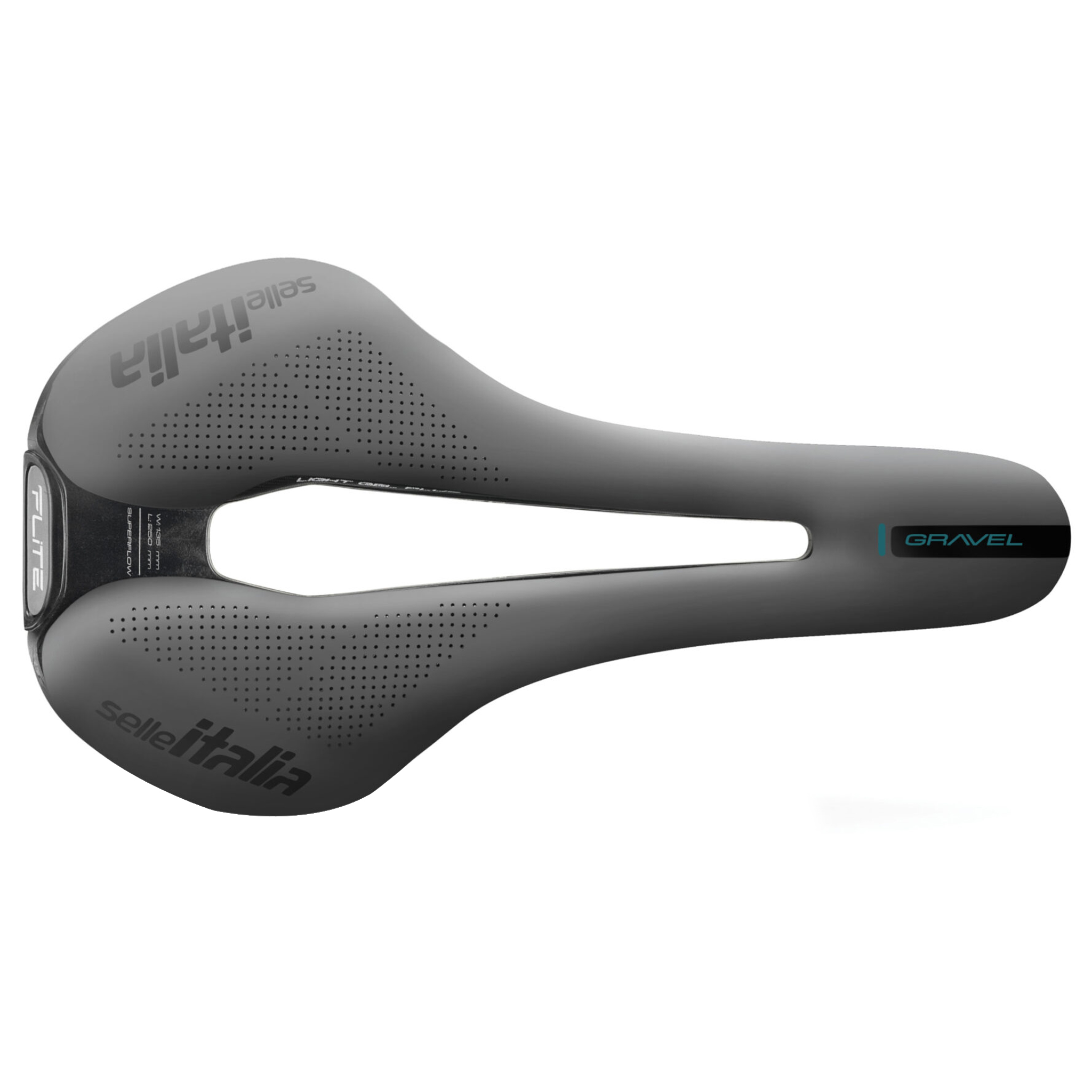 Selle Italia Flite Boost Gravel, LG, L3, Ti316, FibraTek, Gry