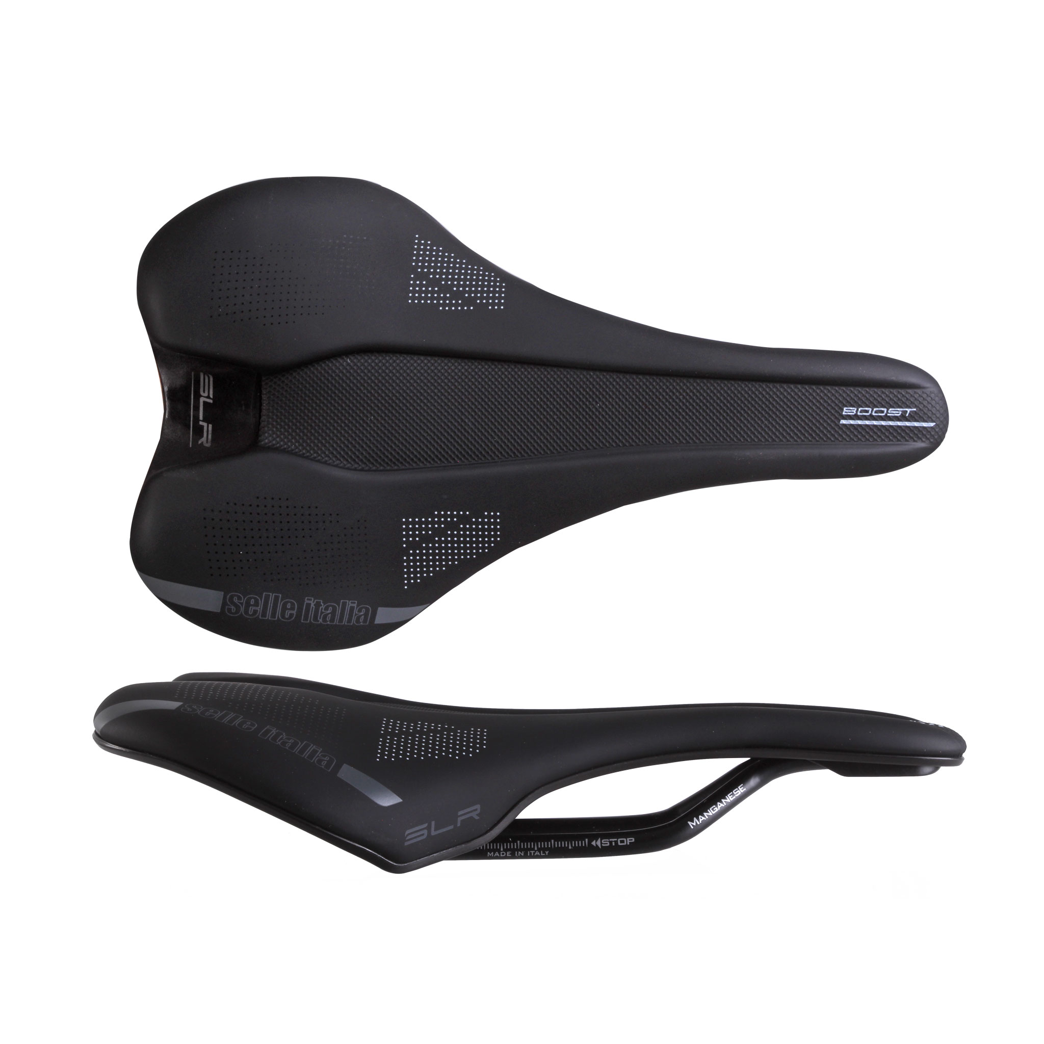 Selle Italia SLR TM Boost L1, Manga 7mm Rail, Soft Touch Cover, Blk