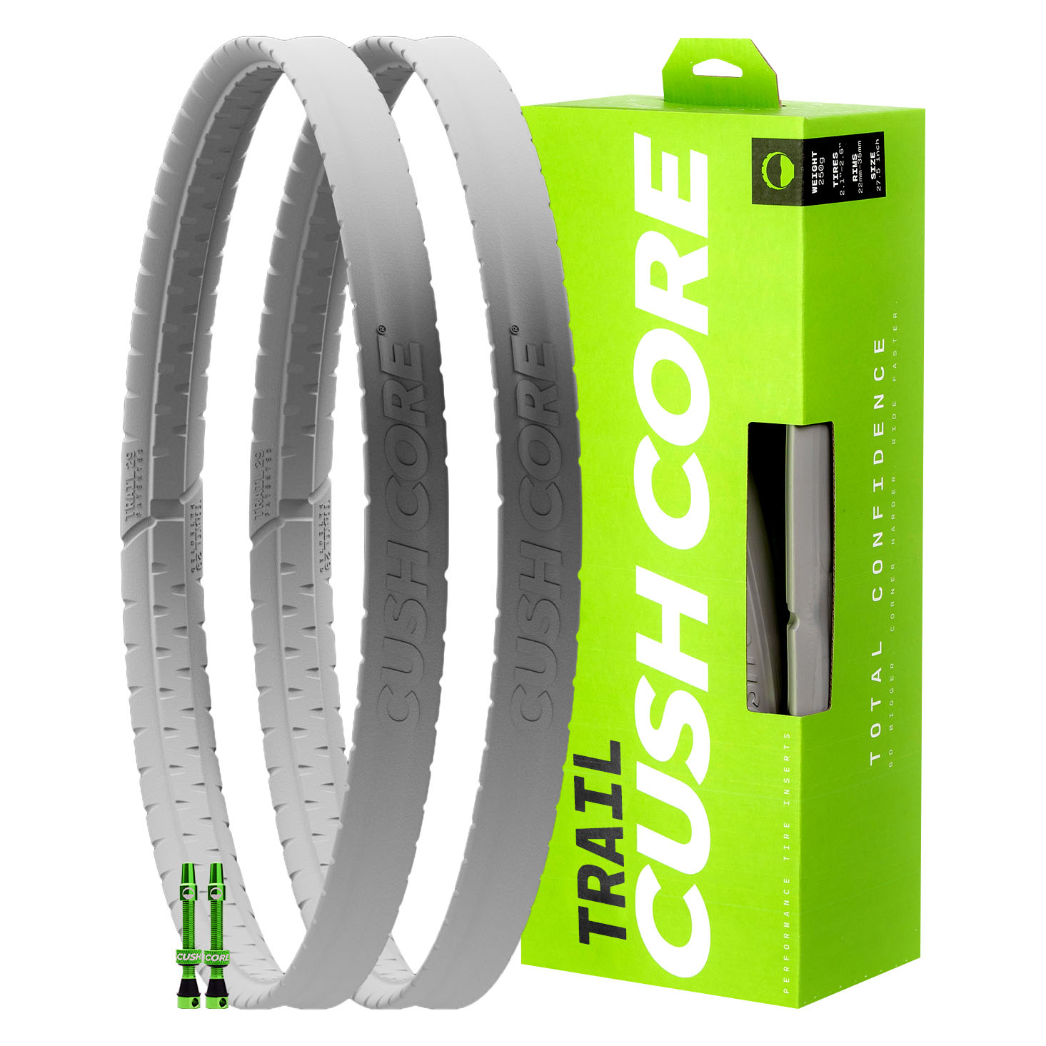 Cush Core Trail Tire Insert, 27.5" (650b), Set with Valves