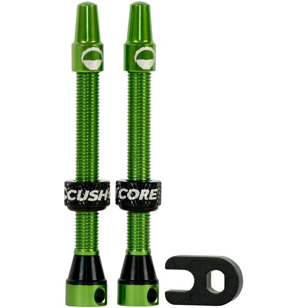 Cush Core Air Valve, 55mm, Green, Pair