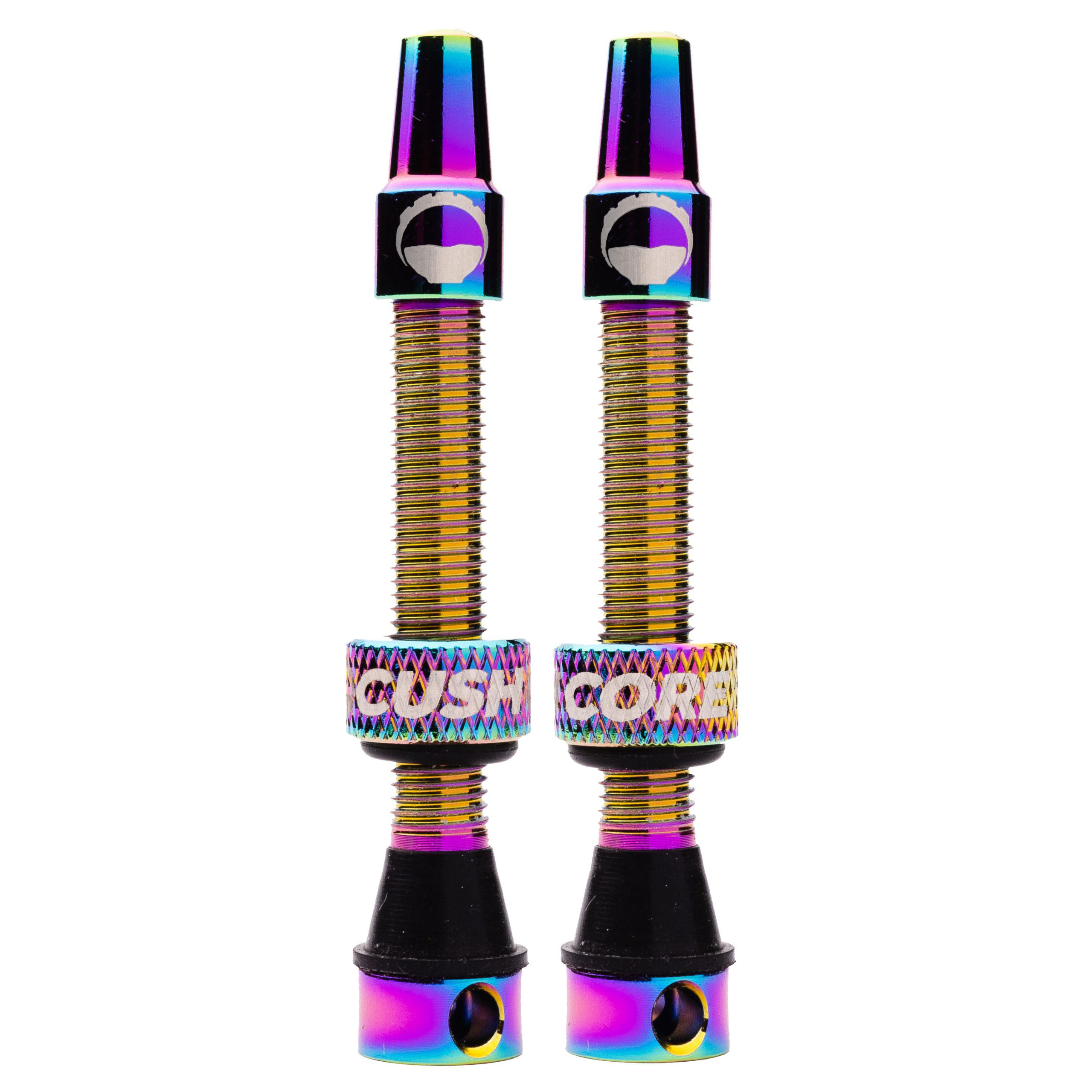 Cush Core Air Valve, 55mm, Oil Slick, Pair