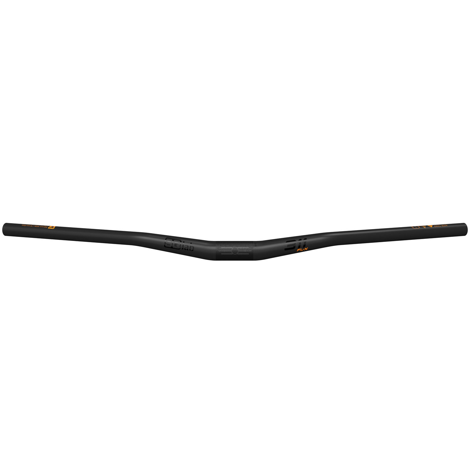 SQlab 311 FL-X Carbon Riser Bar, (31.8) 30mm/740mm - Black