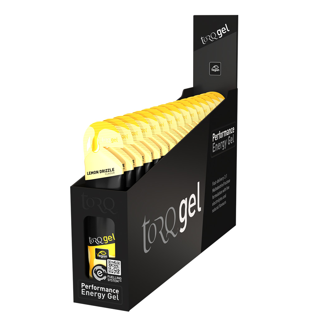 Torq Energy Gel, Lemon Drizzle, 15/Count