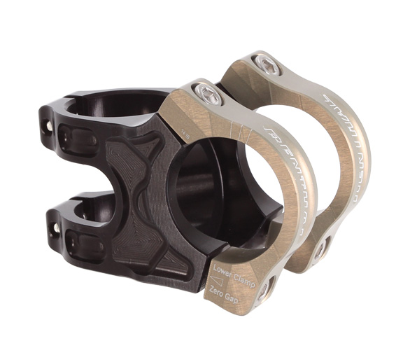 Renthal Apex Stem, (31.8) 40mm, Black/Gold