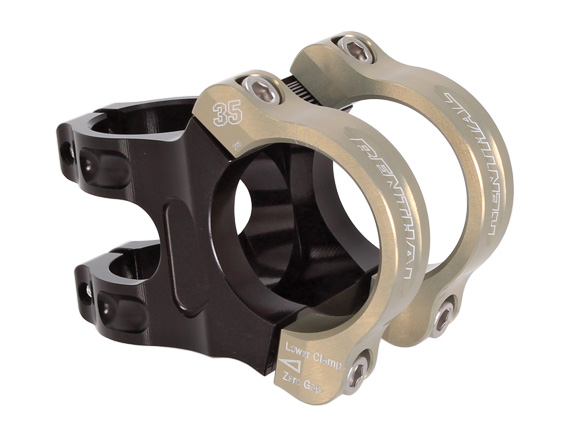 Renthal Apex Stem, (35.0) 40mm, Black/Gold