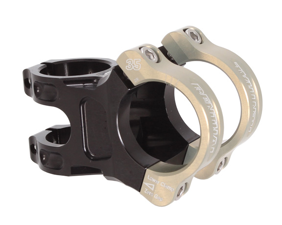 Renthal Apex Stem, (35.0) 50mm, Black/Gold