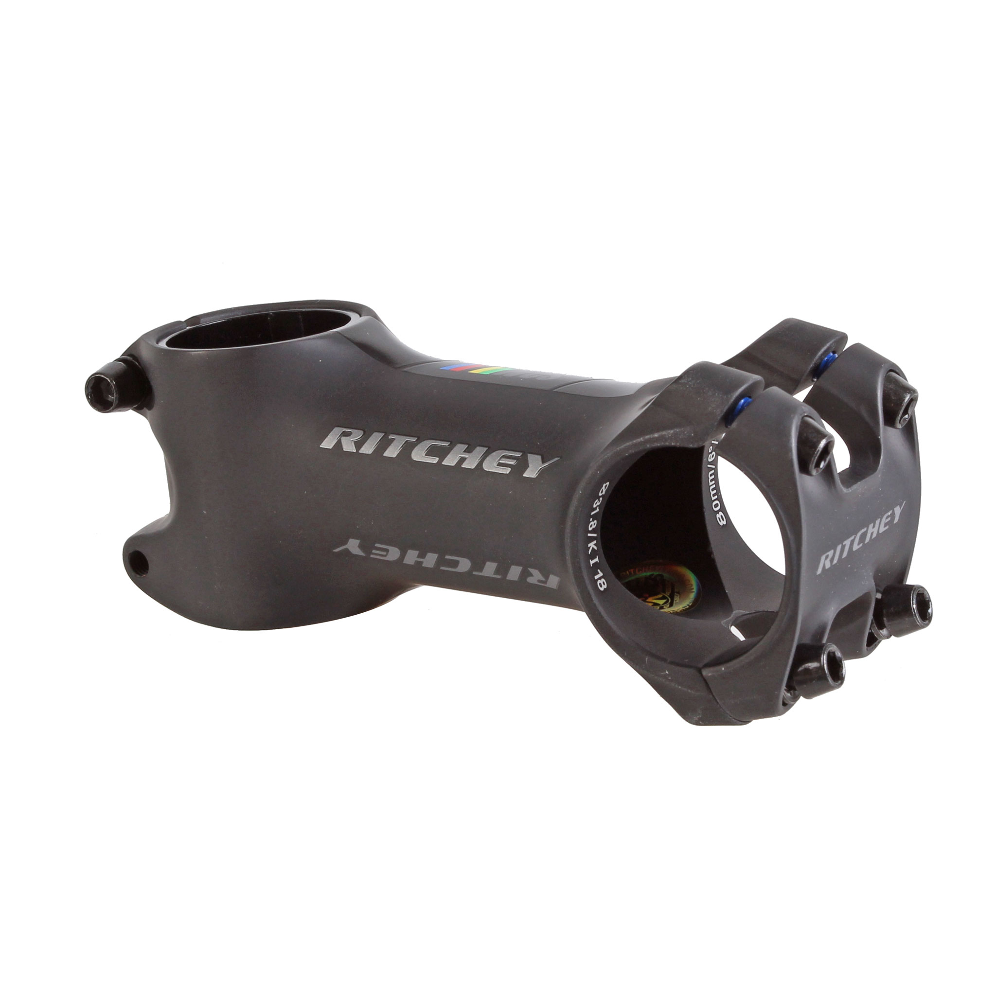 Ritchey WCS C-220 Stem, 1-1/4"Steer (31.8) 84dx80, Black
