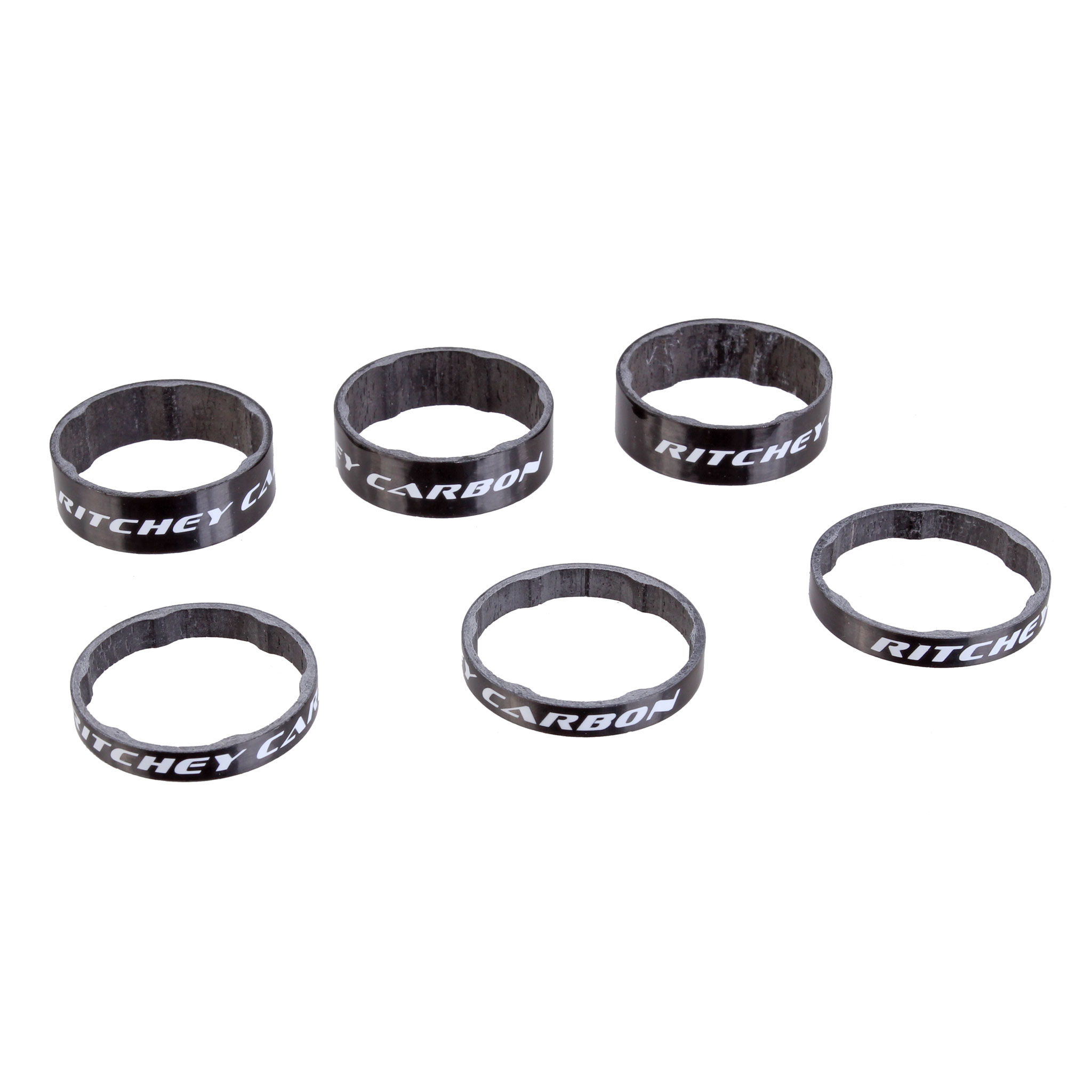 Ritchey WCS Carbon Headset Spacers 1-1/8, Black