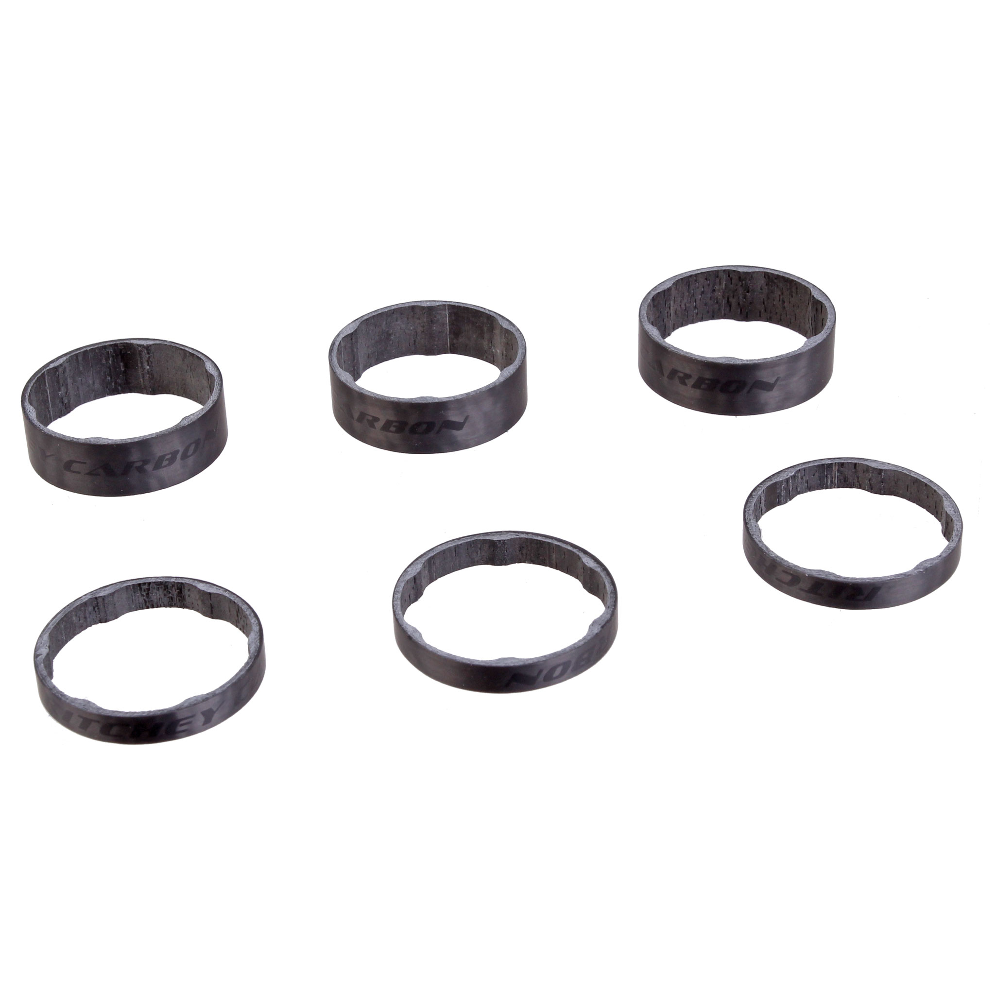 Ritchey WCS Carbon Headset Spacers 1-1/8 3x5mm/3x10mm Matte