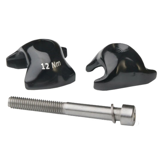 Ritchey WCS Carbon 1-Bolt 7x9.6mm Rail, Clamp/Bolt Only