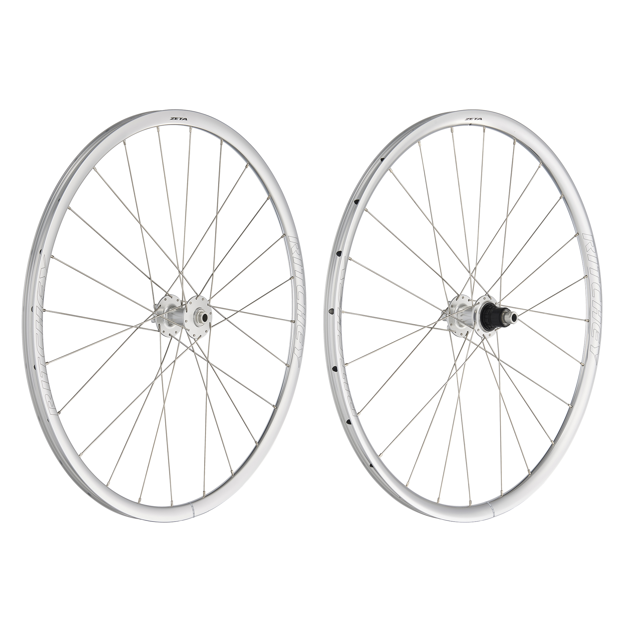 Ritchey Classic V2 Zeta Disc, 700c Wheelset, HG  Silver