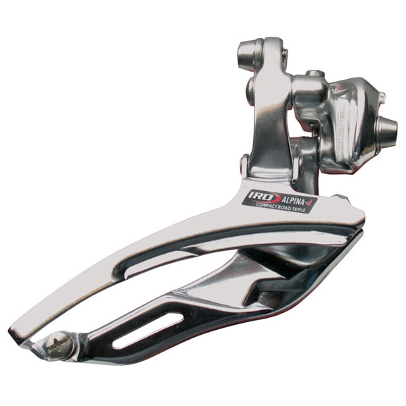 Interloc Racing Design Alpina-D Triple Front Derailleur, Braze-On - Silver