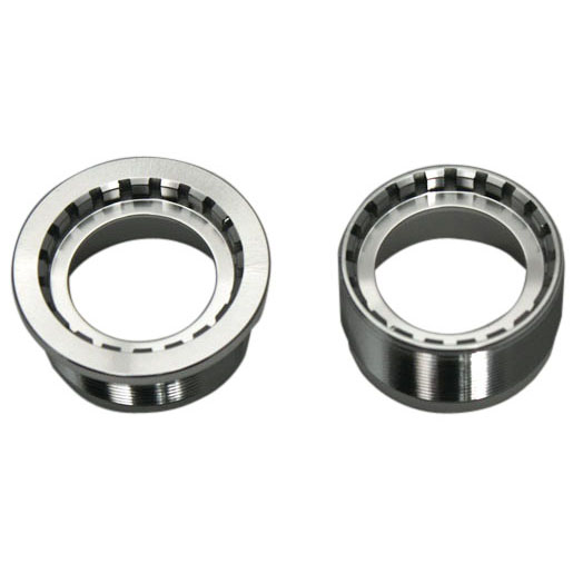 Interloc Racing Design Alloy Bottom Bracket Cups, French - Pair