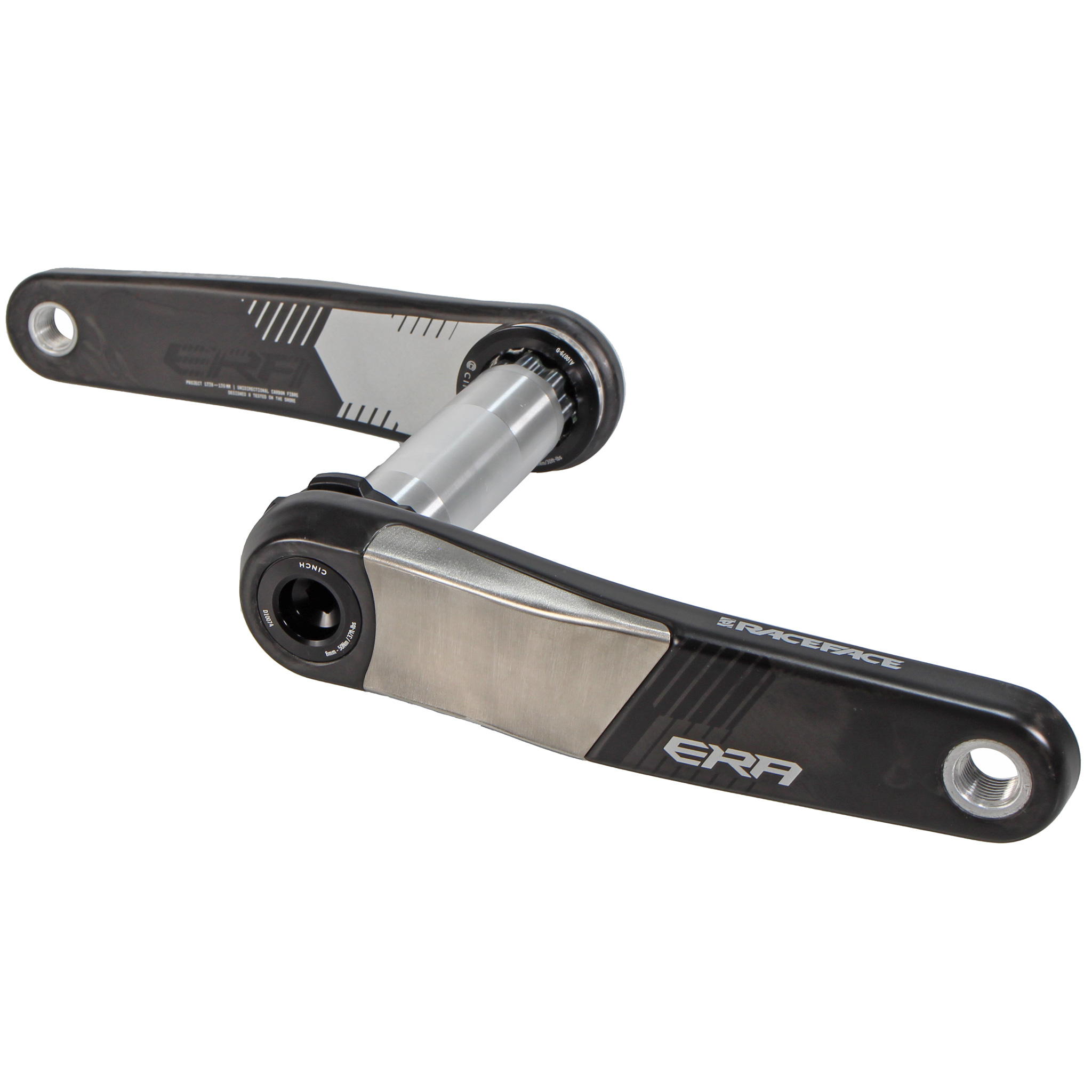 Race Face ERA Crank Arms, No BB, 136 BB, 165mm, Black