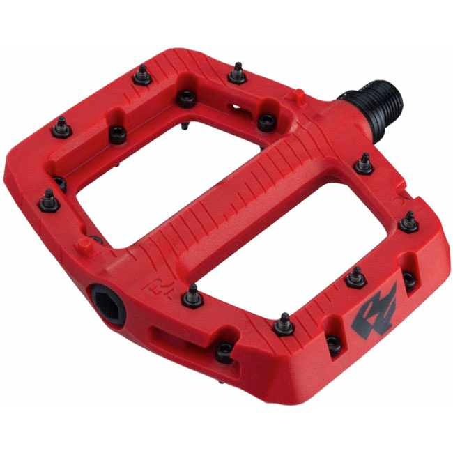 Race Face Chester Composite Pedals, Large, Red