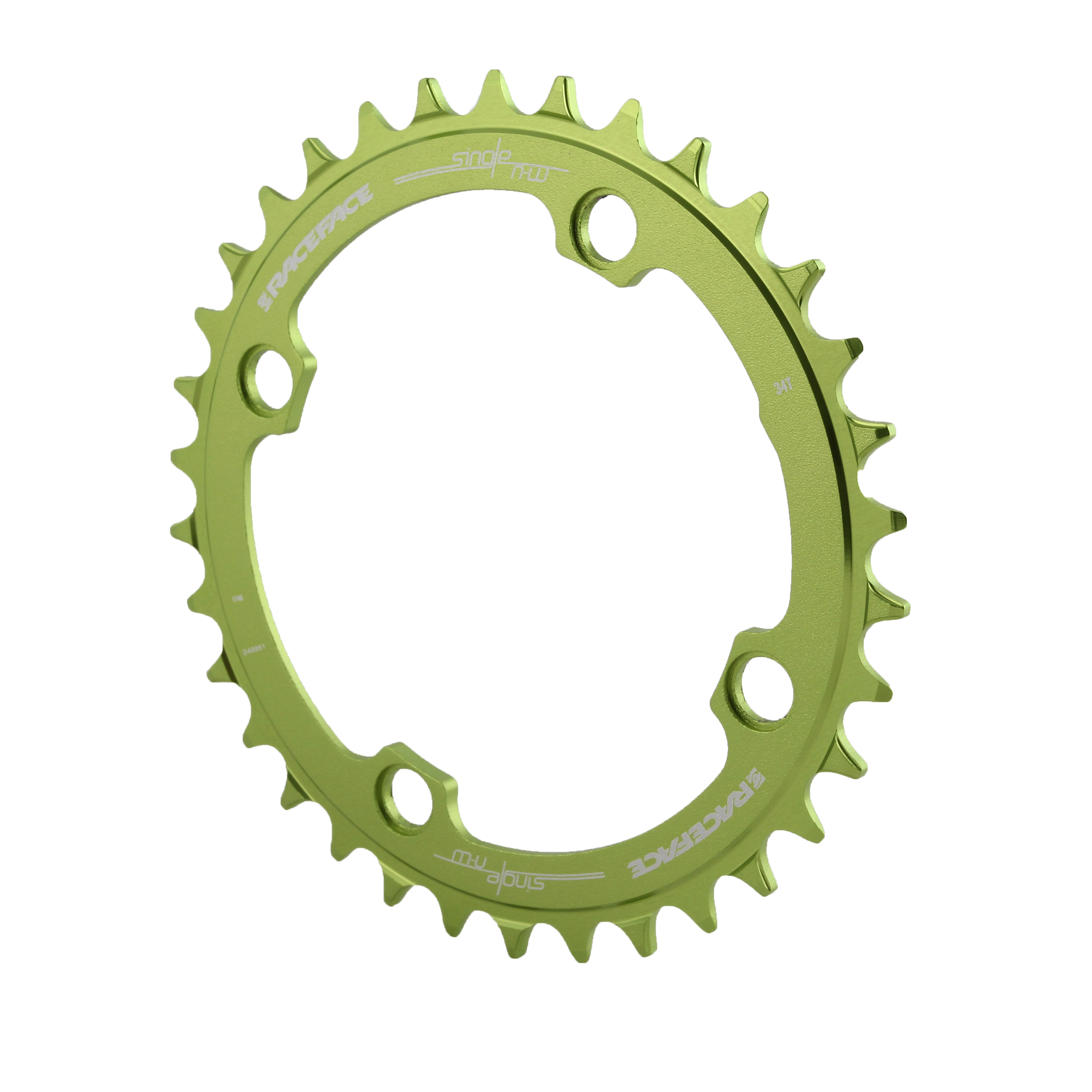 Race Face 104 NW Chainring, 104BCD 34T, Green