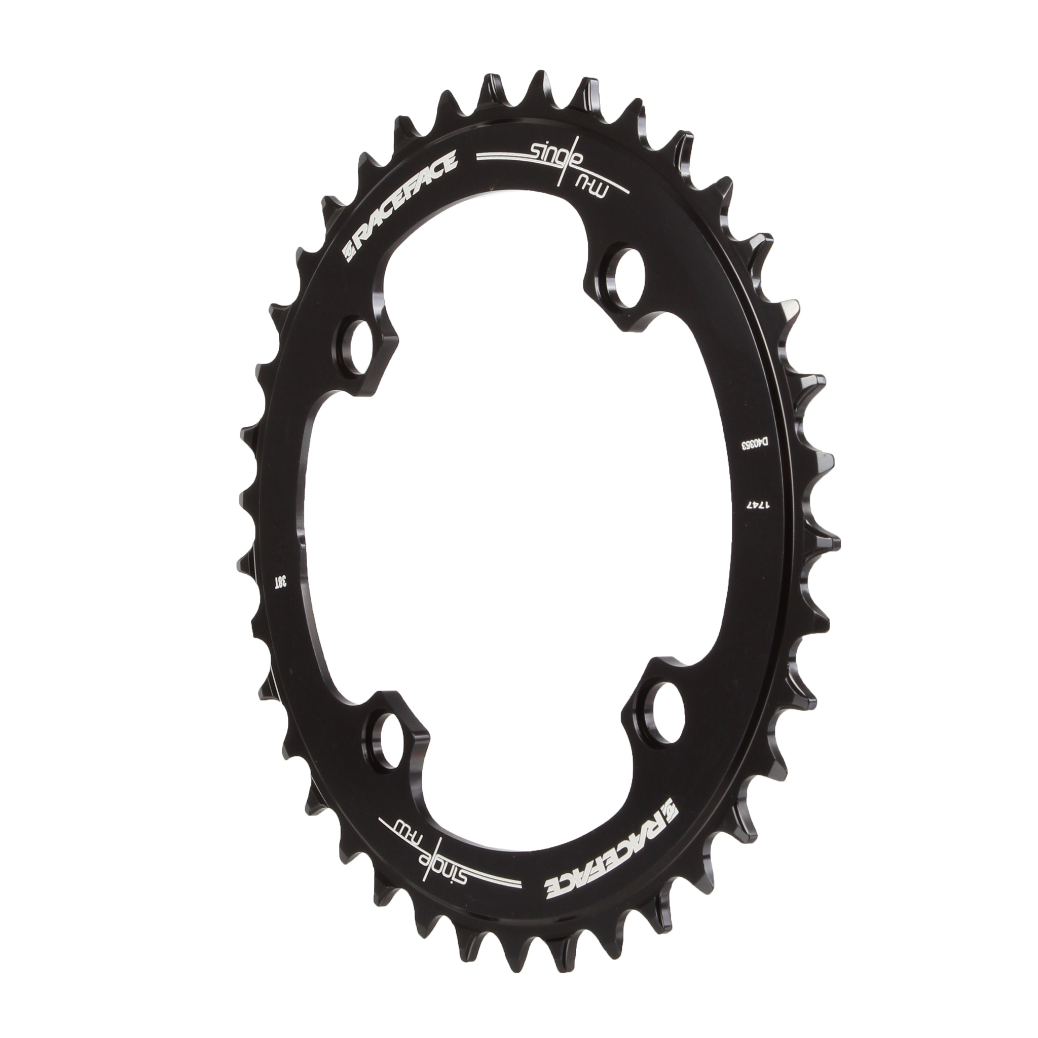 Race Face 104 NW Chainring, 104BCD 38T, Black