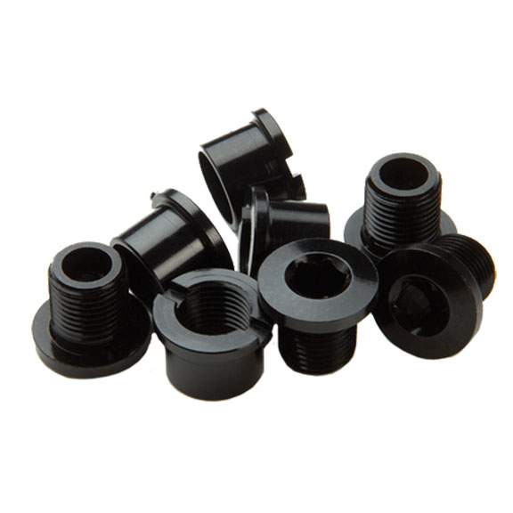 Race Face Alloy Torx Outer Chainring Bolts, Set/8, Black