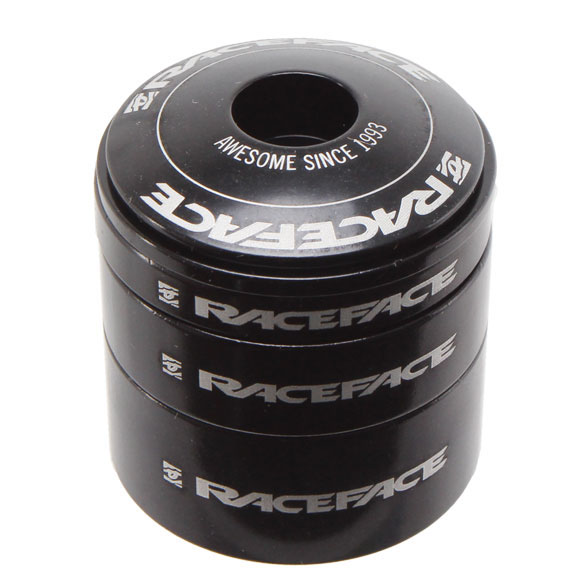 Race Face Headset Spacer Kit with Top Cap, Aluminum, Black