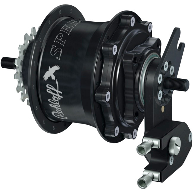 Rohloff Speedhub 500/14 TS, OEM2, Bolt-On, Disc, 32h, Black