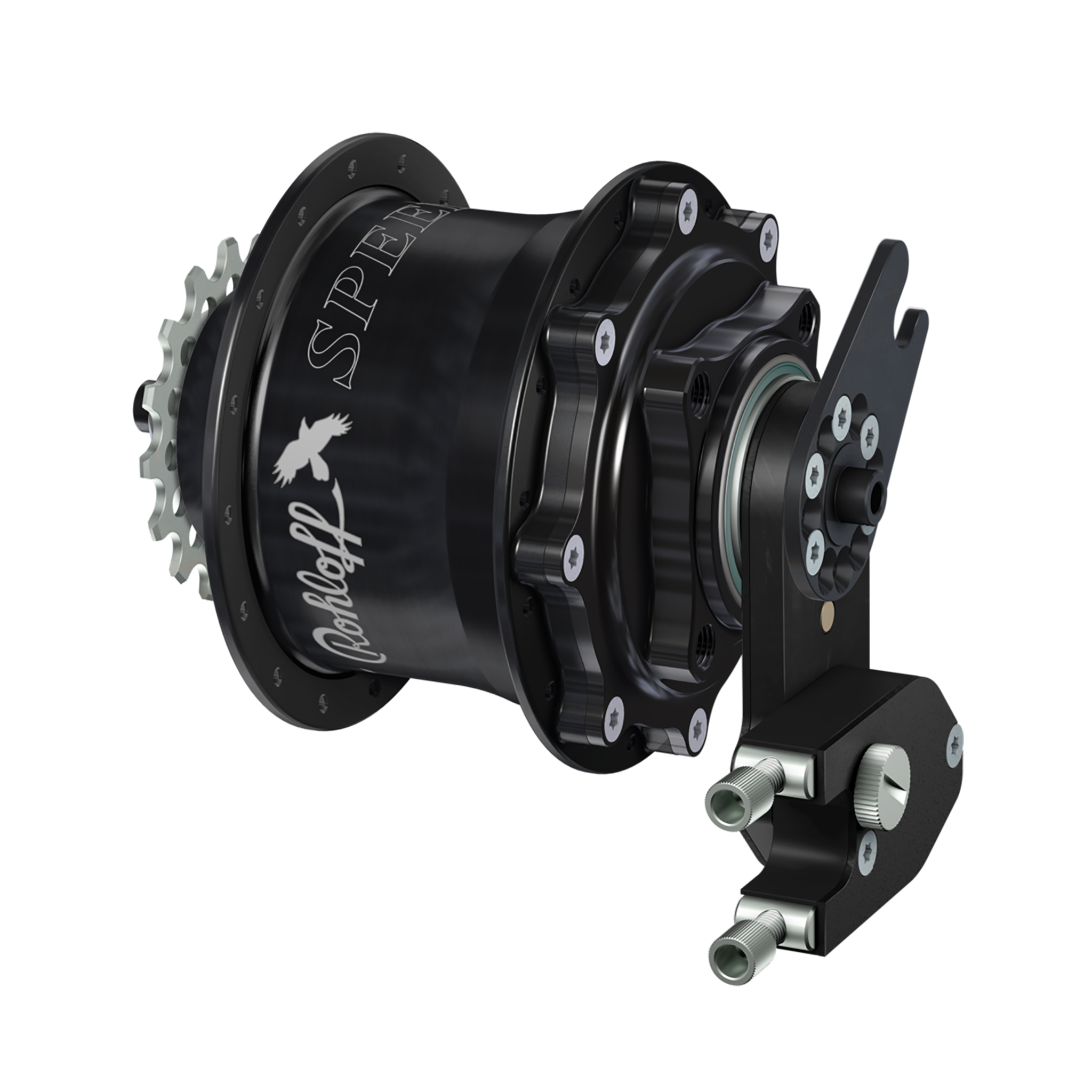 Rohloff Speedhub 500/14 PM, Disc, 135mmQR, 36h, Black
