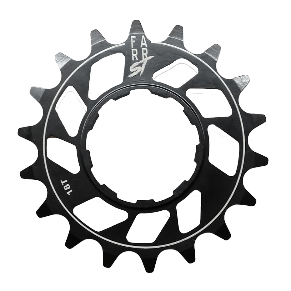 Farr-ST BMX CrMo Singlespeed Cog, HG, 3/32" Chain, 18t