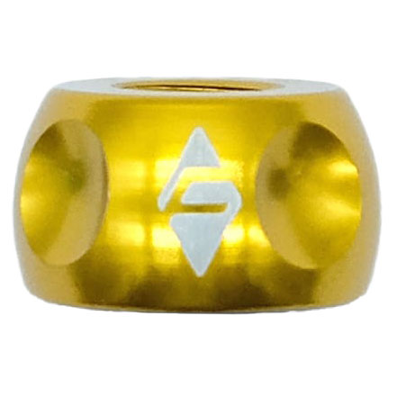 Ridefarr Alloy Presta Valve Locknut w/O-Ring, Gold