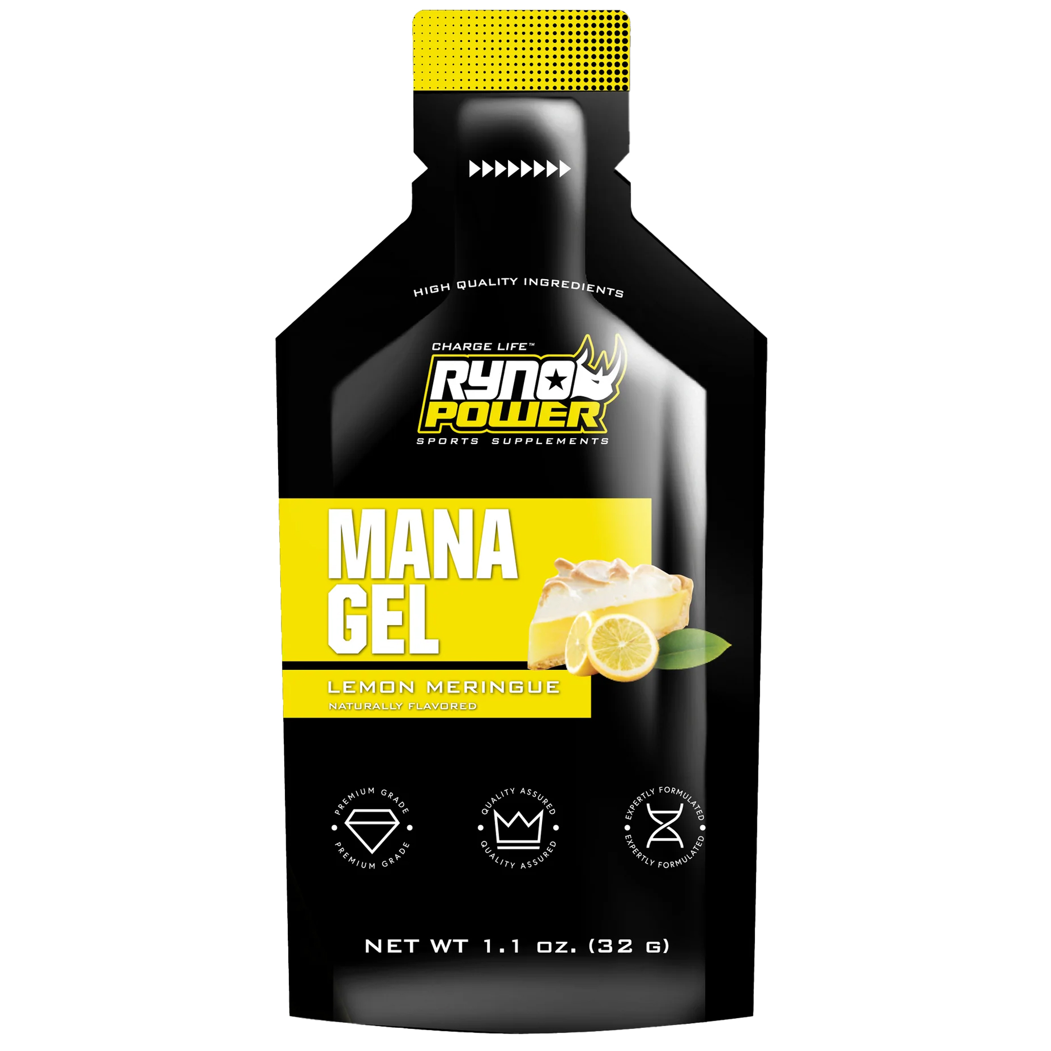 Ryno Power Mana Performance Gel Caddy, Lemon Meringue