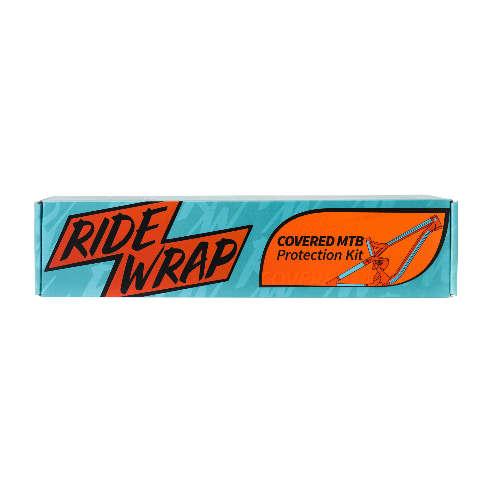 RideWrap Covered Frame Protection, MTB Dual Sus. Kit, Matte Cle