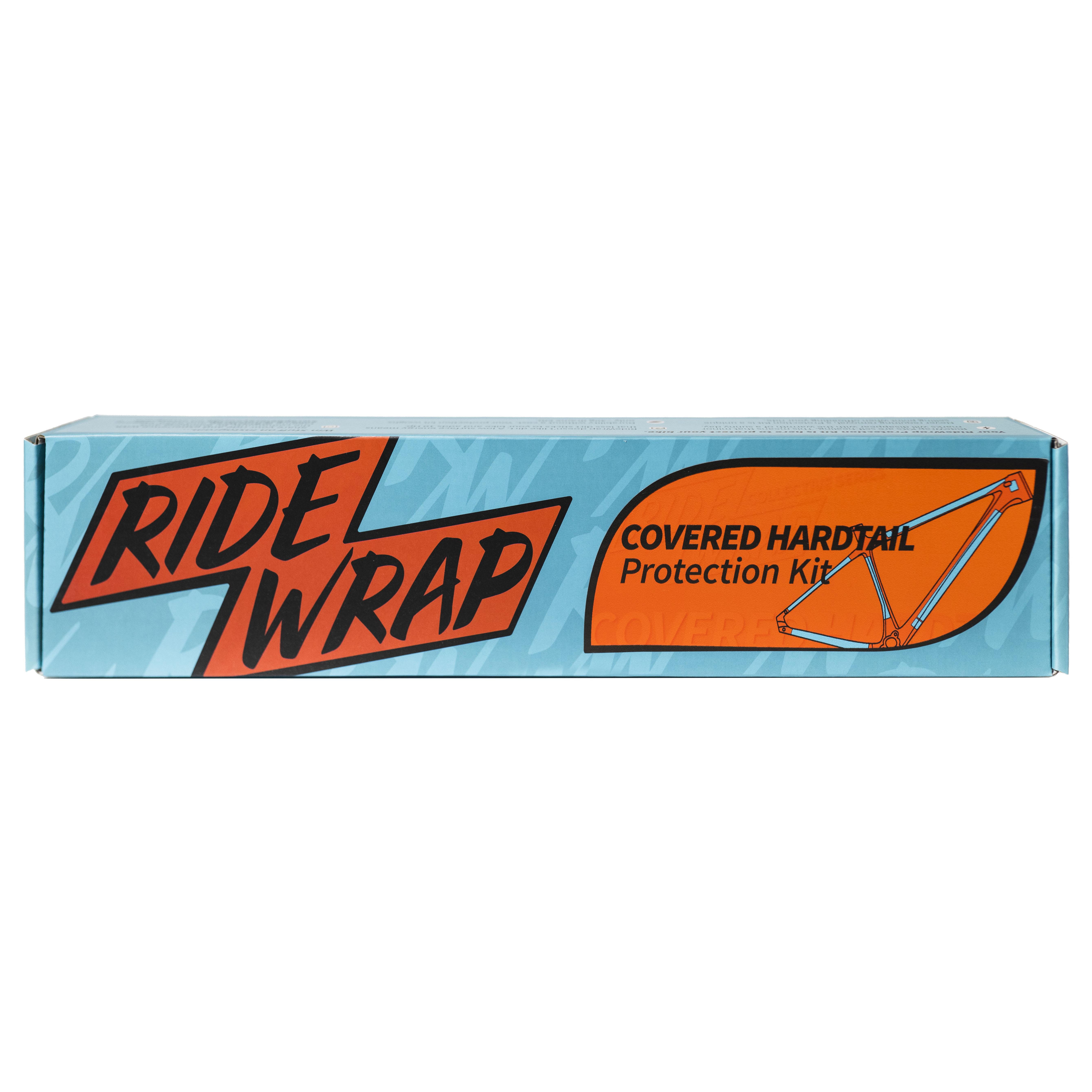 RideWrap Covered Frame Protection, MTB Hardtail Kit, Matte Clea